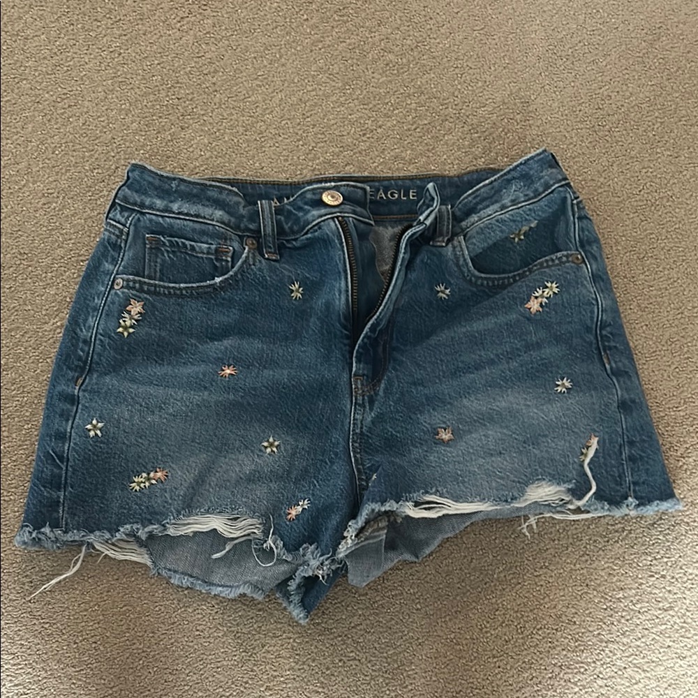 American Eagle Outfitters Women's Blue Denim Shorts